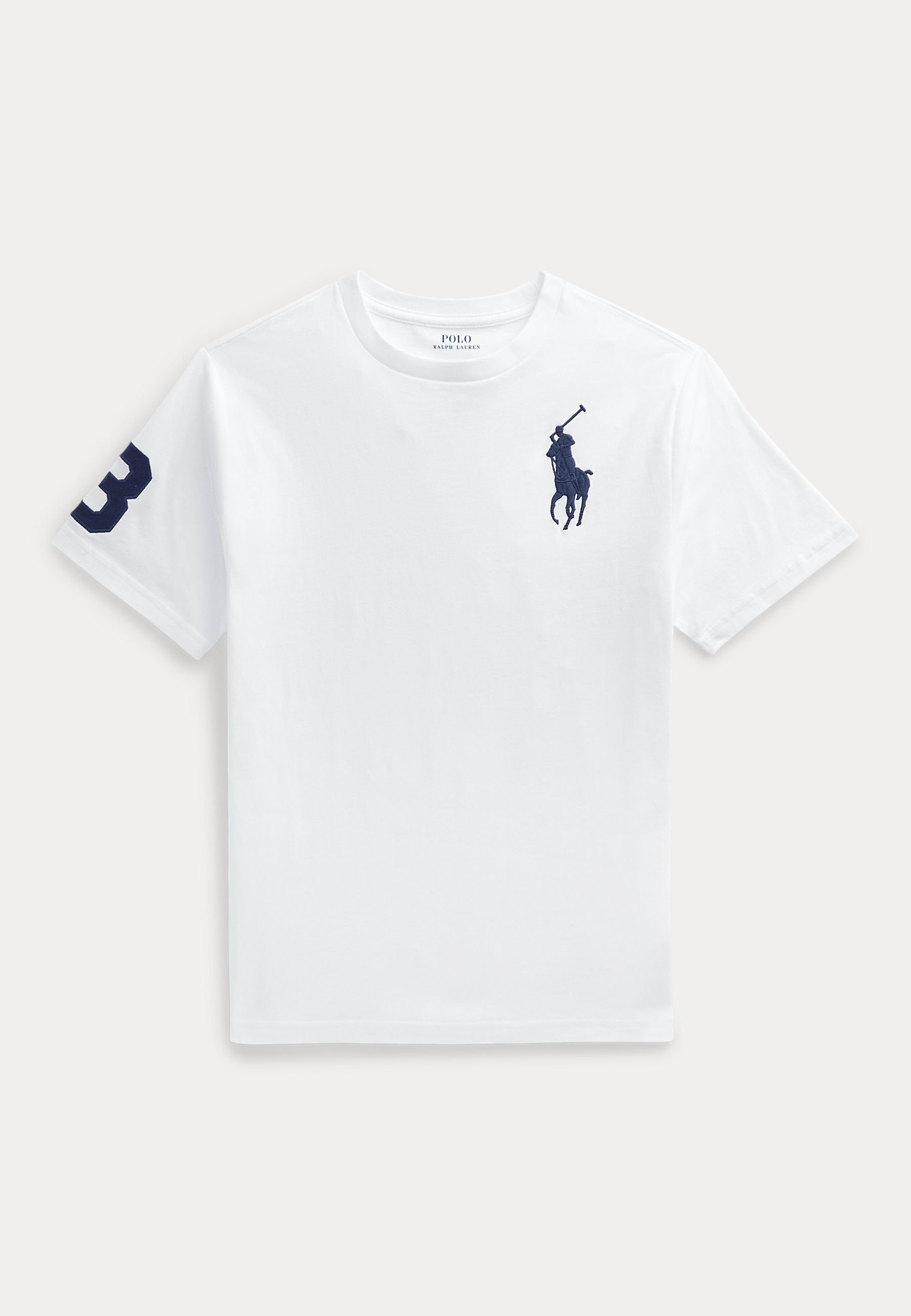 Polo Ralph Lauren BIG PONY COTTON JERSEY TEE 7-14Y - Tricou cu