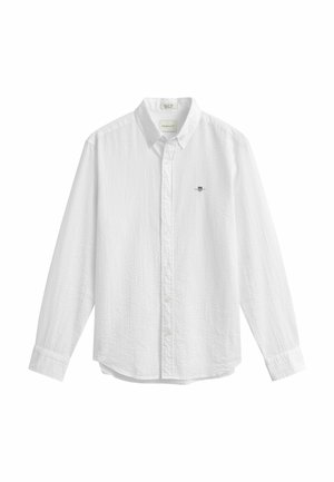 GANT, REGULAR FIT SEERSUCKER  - Hemd - white