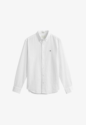GANT, REGULAR FIT SEERSUCKER - Hemd - white