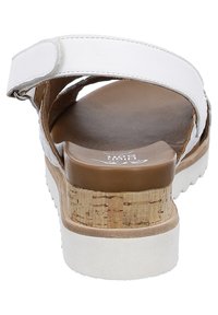 ara VALENCIA - Wedge sandals - weiss