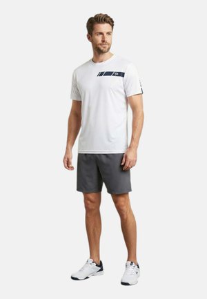 Dunlop, D AC CLUB TEE COL WHITE - T-Shirt sport - off-white
