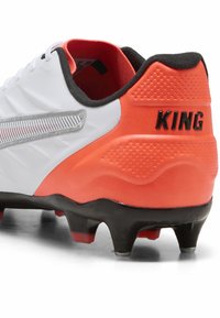 Puma KING PRO MXSG FUSSBALL - Scarpe da calcio per terreno morbido - white- silver-glowing red