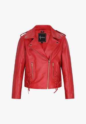 faina, Leren jas - red