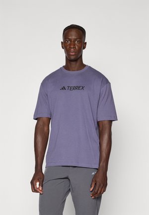 LOGO TEE - Print T-shirt - preloved violet