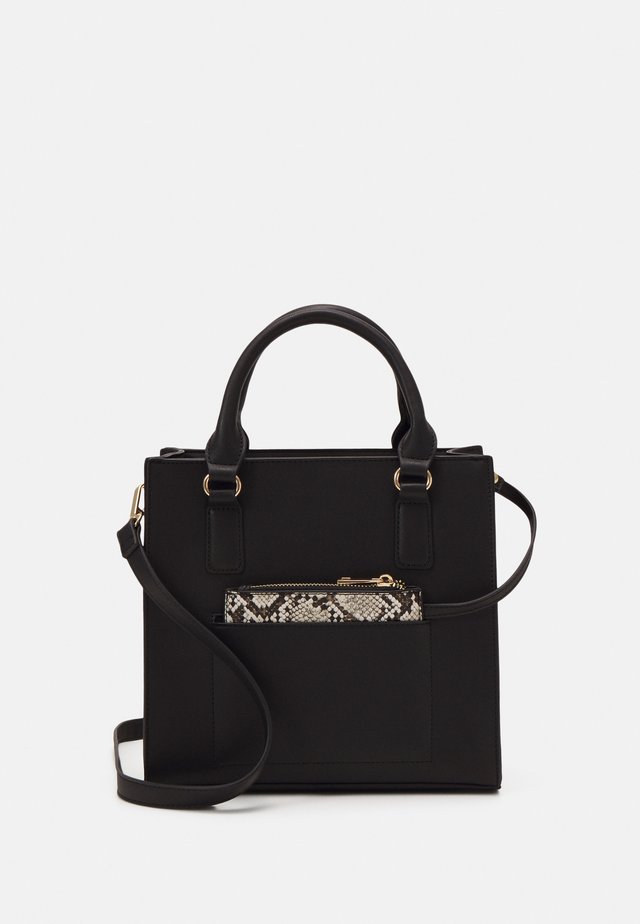 Bolso de mano - black/beige
