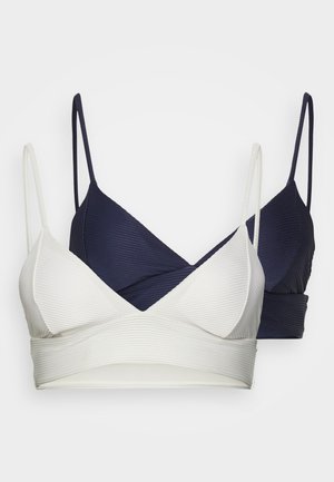 ONLBOBBY LIFE 2 PACK - Πάνω μέρος μπικίνι - cloud dancer/sodalite blue
