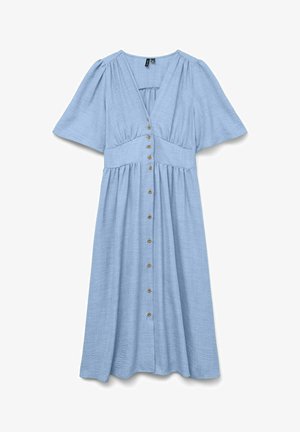 Vero Moda VERO MODA - Vestido camisero - chambray blue