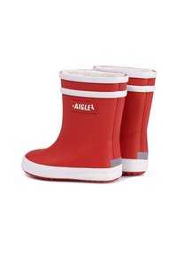 Aigle BABY FLAC FUR - Bottes en caoutchouc - red