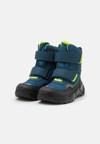 Superfit ROCKET - Snowboot/Winterstiefel - blau/hellgrün