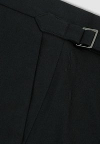 Reiss REGULAR FIT - COMPLEX HERRINGBONE - Auduma bikses - navy