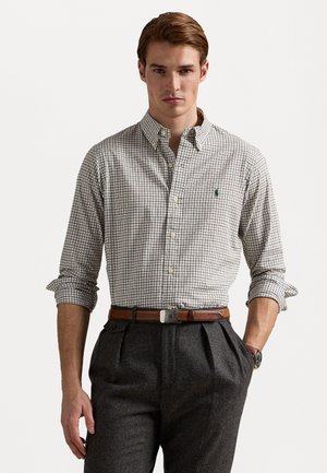 Polo Ralph Lauren CUSTOM FIT PLAID TWILL SHIRT - Cămașă - 6941b nevis brown multi