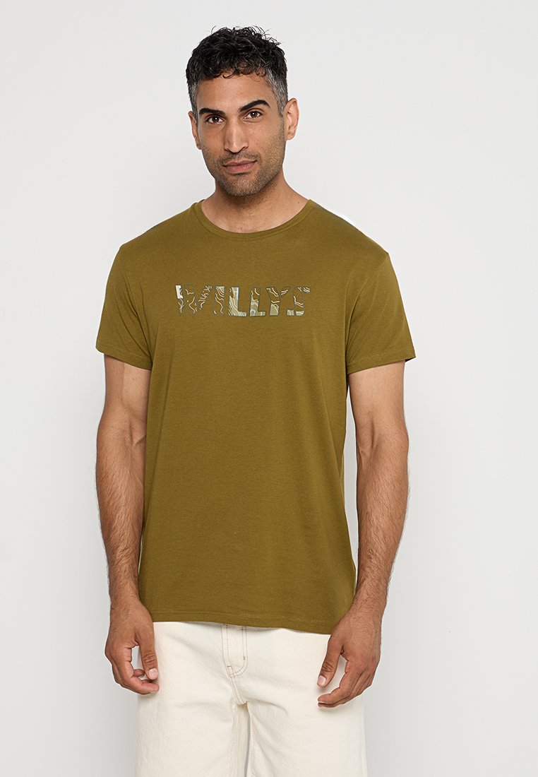 Jeep T-shirt print groen