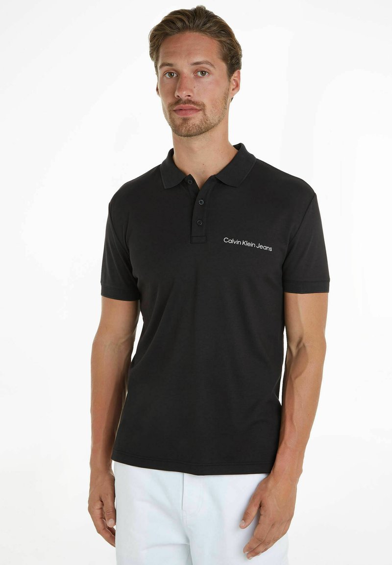 Calvin Klein Jeans INSTITUTIONAL - Polo - schwarz
