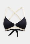 BANDWAVE MULTI FIT TRIM FRONT BRALETTE - Bikinitopp - black