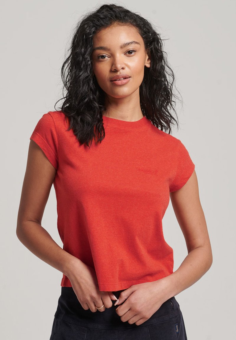 Orange Vintage Trademark Longsleeve Tshirt main image 1