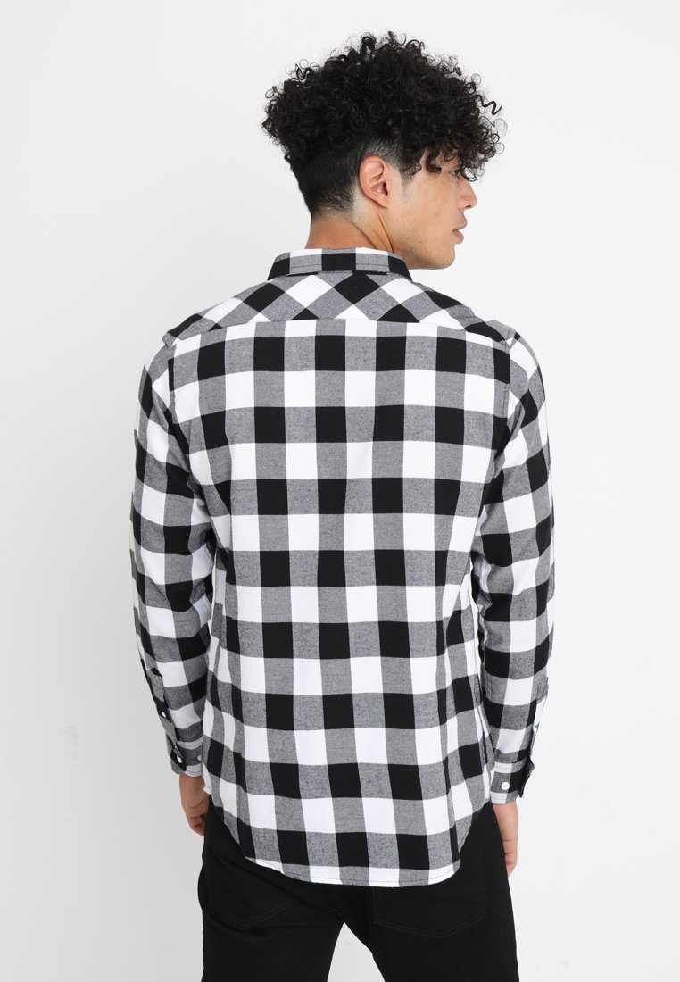 White black checkered shirt Clearance