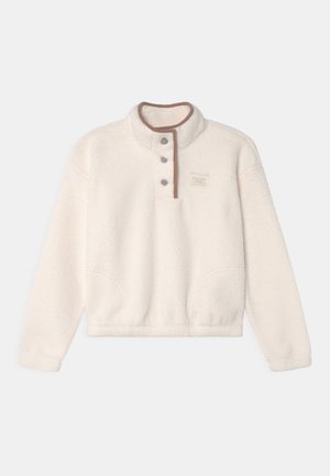 Fleecová mikina - off-white
