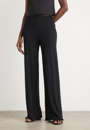 PANTS - Auduma bikses - black