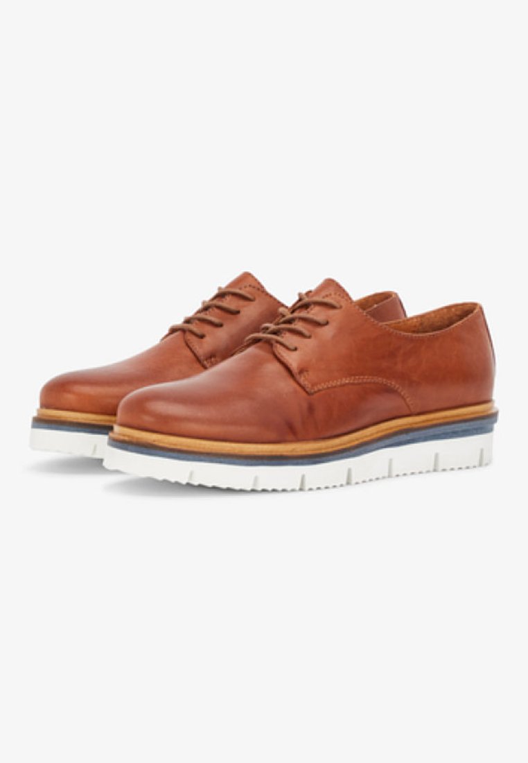 Bianco DERBY Casual snøresko cognac Zalando.no Bianco HERREN Snøresko cognac Zalando.no