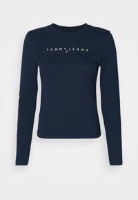 SLIM LINEAR TEE  - Camiseta de manga larga - dark night navy