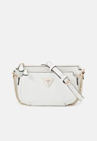 Guess - NOELLE POUCH CROSSBODY - Handtas - white Miniatuurafbeelding 1