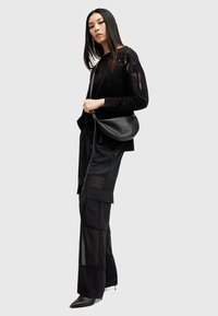 AllSaints RITA SNAKE TEE - Topper langermet - black