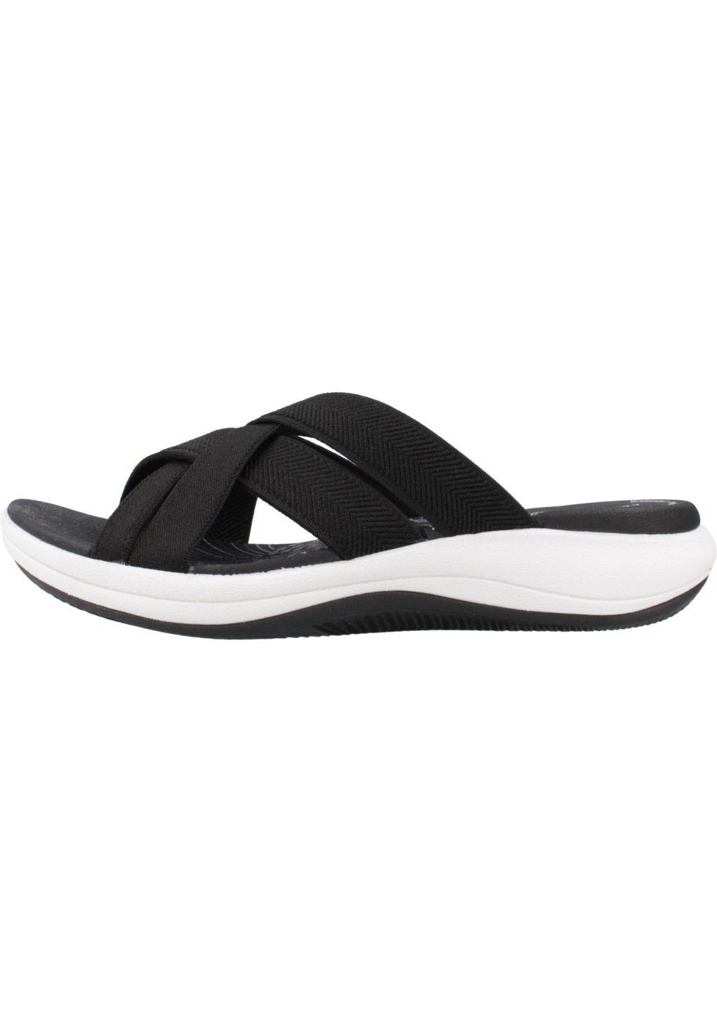 Mules signatures en cuir double boucles noir La Redoute Collections