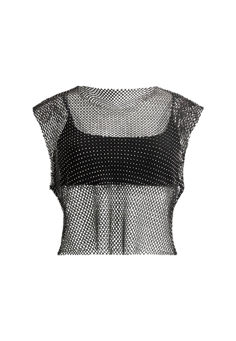 AllSaints T-shirt print zwart