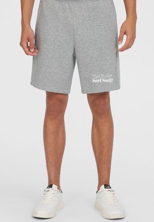 THE FUTURE SOCIETY  JOGGERS   - Urheilushortsit - silver melee