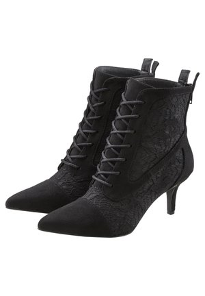 Bottines à lacets - schwarz