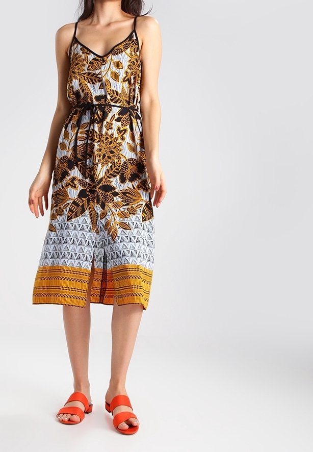 River Island Vapaa-ajan mekko - yellow