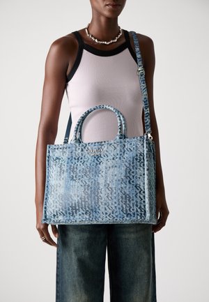 EMILY MONOGRAM - Shopping bags - light denim