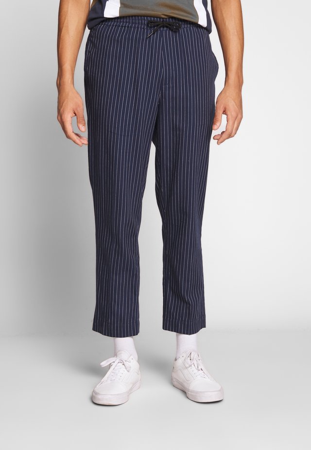 STRIPED TROUSER - Broek - navy