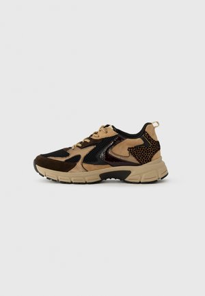 Sneakers laag - black/brown/sand