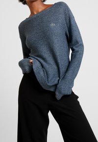 Lacoste Stickad tröja - dark green