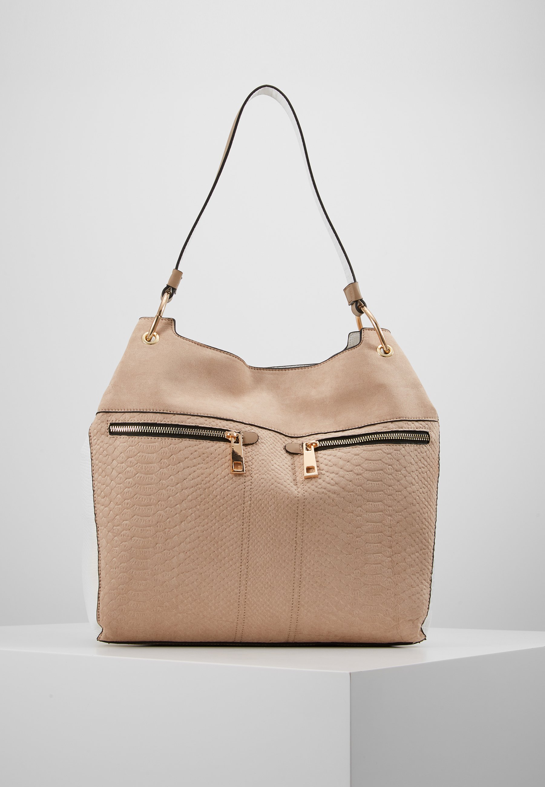 Dorothy Perkins DOUBLE ZIP OVERSIZED HOBO Håndveske Dorothy Perkins DOUBLE ZIP OVERSIZED HOBO Håndveske