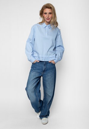 Emily van den Bergh, DAMENBLUSE - Button-down blouse - bleu/white