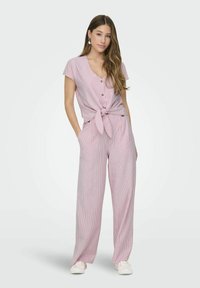 JDY JDYNELLI KNOT - Blusa - cloud dancer