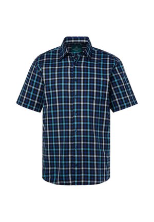 BOSTON PARK, CHECK SHIRT, SHORT SLEEVE, KENT COLLAR, COMFORT FIT, UP TO 8XL - Camicia - navy blue