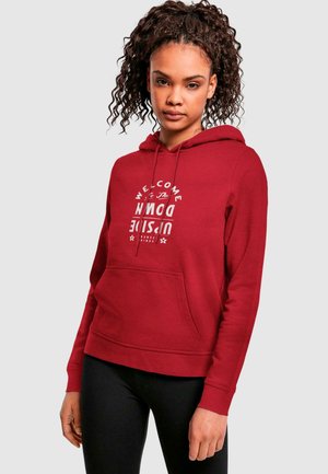ABSOLUTE CULT STRANGER THINGS - WELCOME TO THE UPSIDE DOWN HOODY - Kapuzenpullover - burgundy
