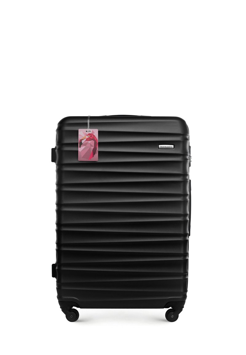 WITTCHEN LARGE SUITCASE WITH LUGGAGE TAG FROM ABS - Valise à roulettes - black