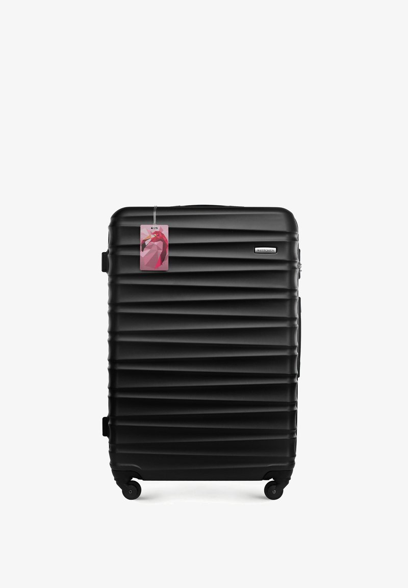 WITTCHEN LARGE SUITCASE WITH LUGGAGE TAG FROM ABS - Valise à roulettes - black
