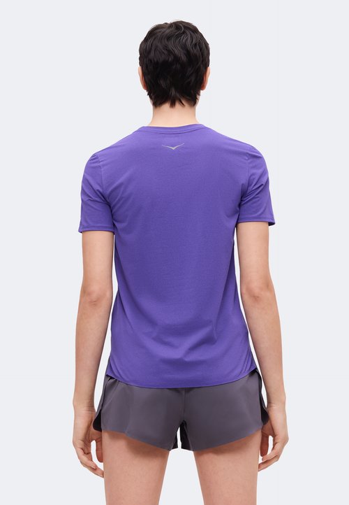 Hoka Camiseta de manga corta EveryRun - Cosmic Purple — photo 3