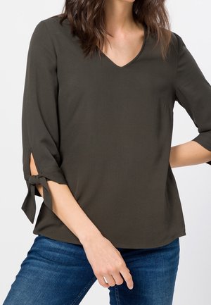 Bluse - olive