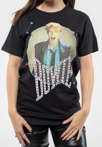 Paradiso Clothing DAVID BOWIE VINTAGE 1983 DIAMANTE - Print T-shirt - black