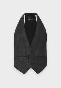 COATED VEST - Liemenė - black