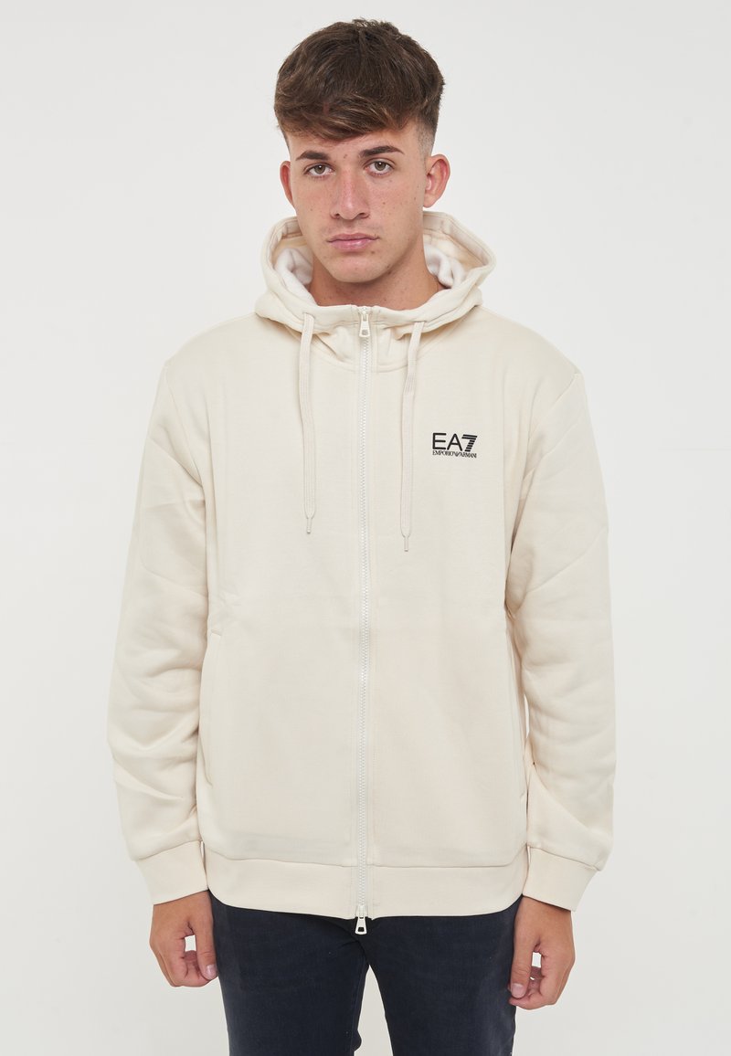 EA7 Emporio Armani Felpa con cappuccio - whitecap gray