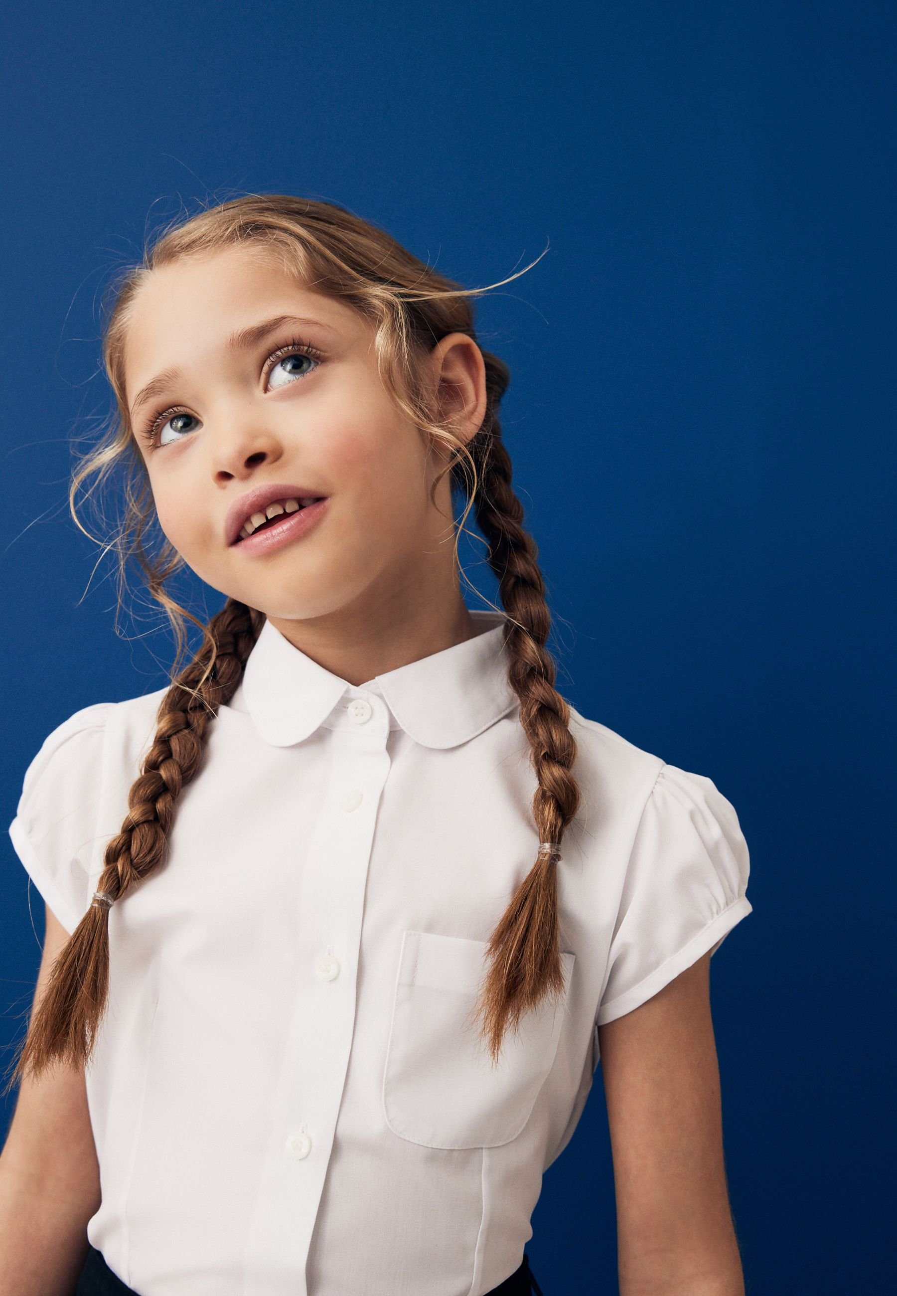 Chemise D'école à Manches Courtes NEXT - Lot De 2 - Coupe Slim - Pour Garçon Ou Fille - Lavable Machine - 10
