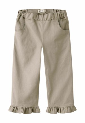 WIDE - Trousers - oxford tan