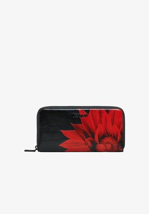 Desigual FLORAL-EFFECT - Portemonnee - black
